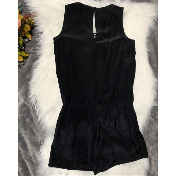 BCBG MaxAzria ‘Boden’ Fringe Romper 100% Silk XS - Picture 3 of 8